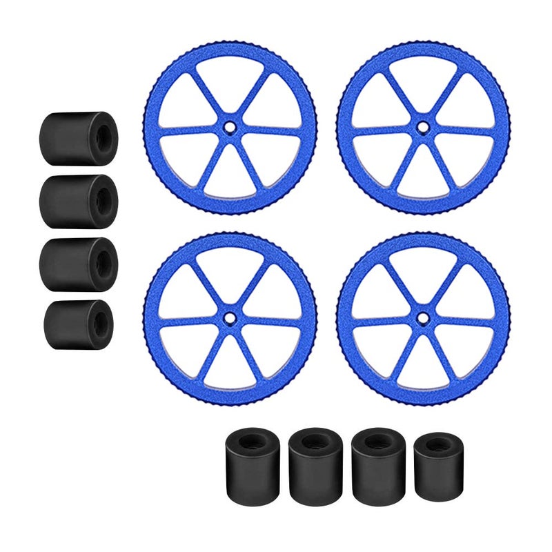 Sovol Upgraded 4pcs Aluminum Hand Twist Leveling Nut & 8pcs Heatbed Silicone Leveling Column Mounts for SV01/SV02/SV03/SV04, Ender 3/3 Pro/3 V2, Ender 5/5 Plus/5 Pro, CR-10, CR10S/10S Pro 3D Printer - Image 1